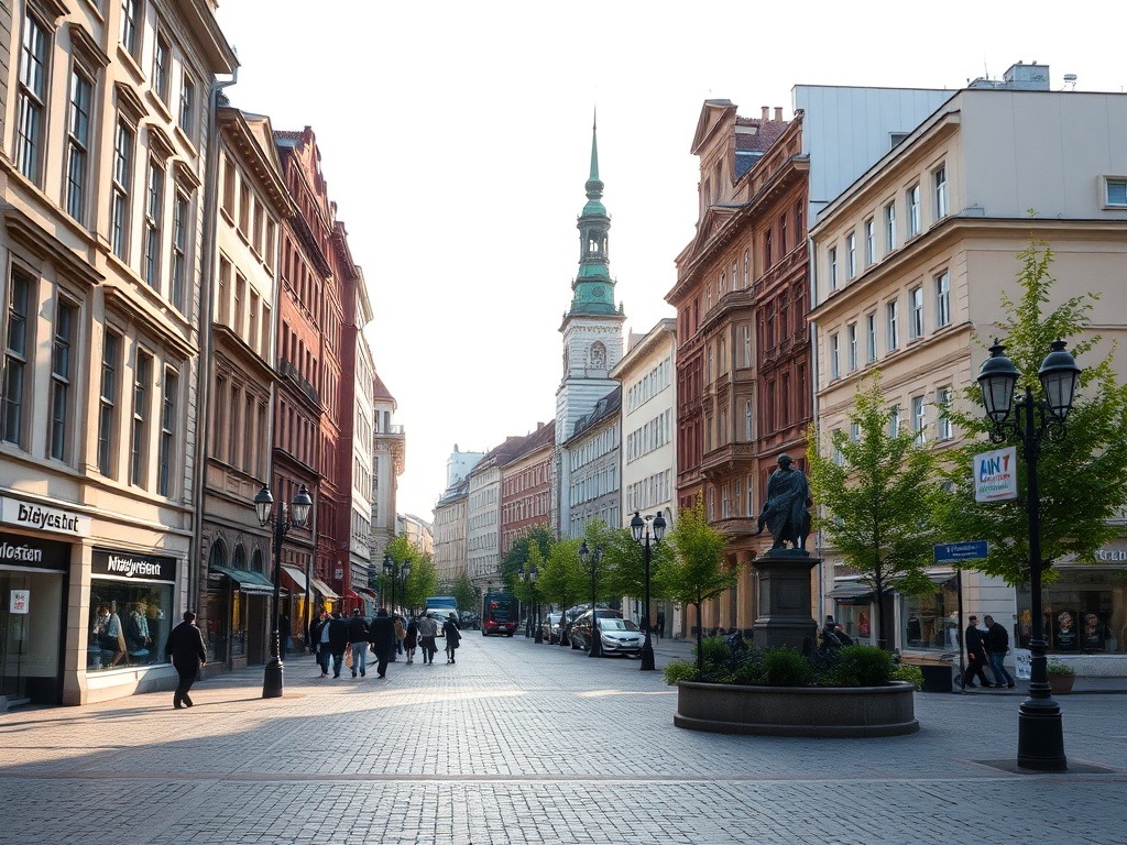 Białystok: uroczystości patriotyczne i nowoczesny kampus uniwersytecki symbolizujące pamięć o historii i rozwój edukacji.