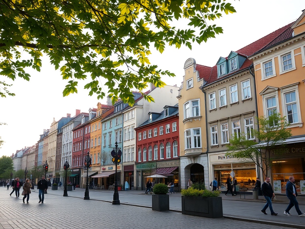 Rynek Kościuszki w Białymstoku - centrum miasta z widocznymi zmianami w organizacji ruchu i handlu